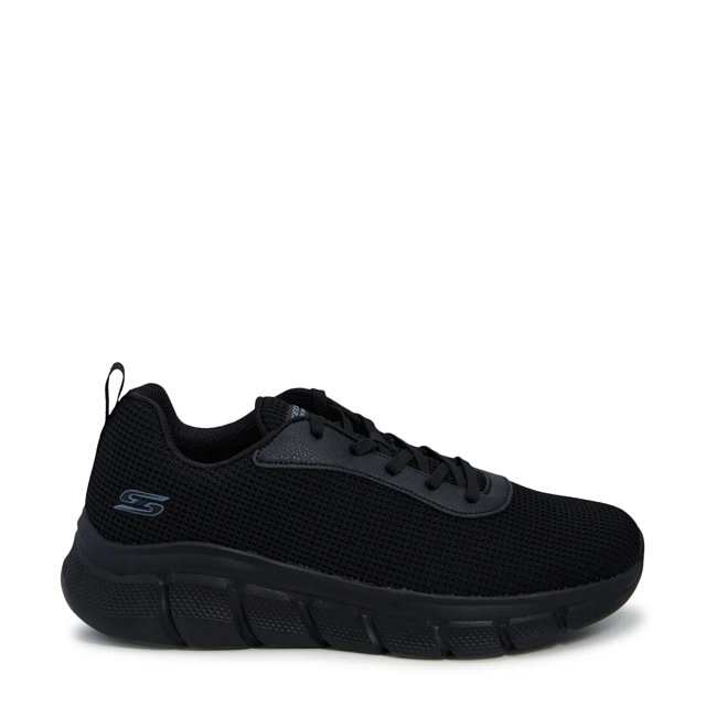 Skechers Men s Bobs Sport B Flex Cool Edge Sneaker in Black Size 9.5 Vegan Medium Width