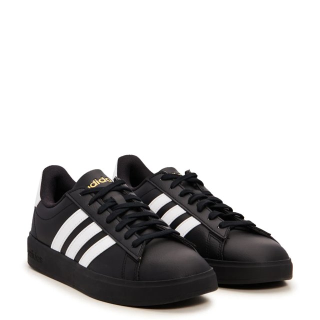 Adidas Men s Grand Court 2.0 Sneaker in Black Gold Size 12 Medium