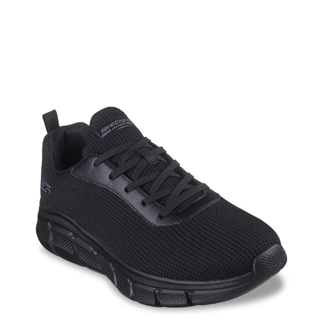 Skechers Men s BOBS Sport B Flex Cool Edge Wide Width Sneaker in Black Size 9