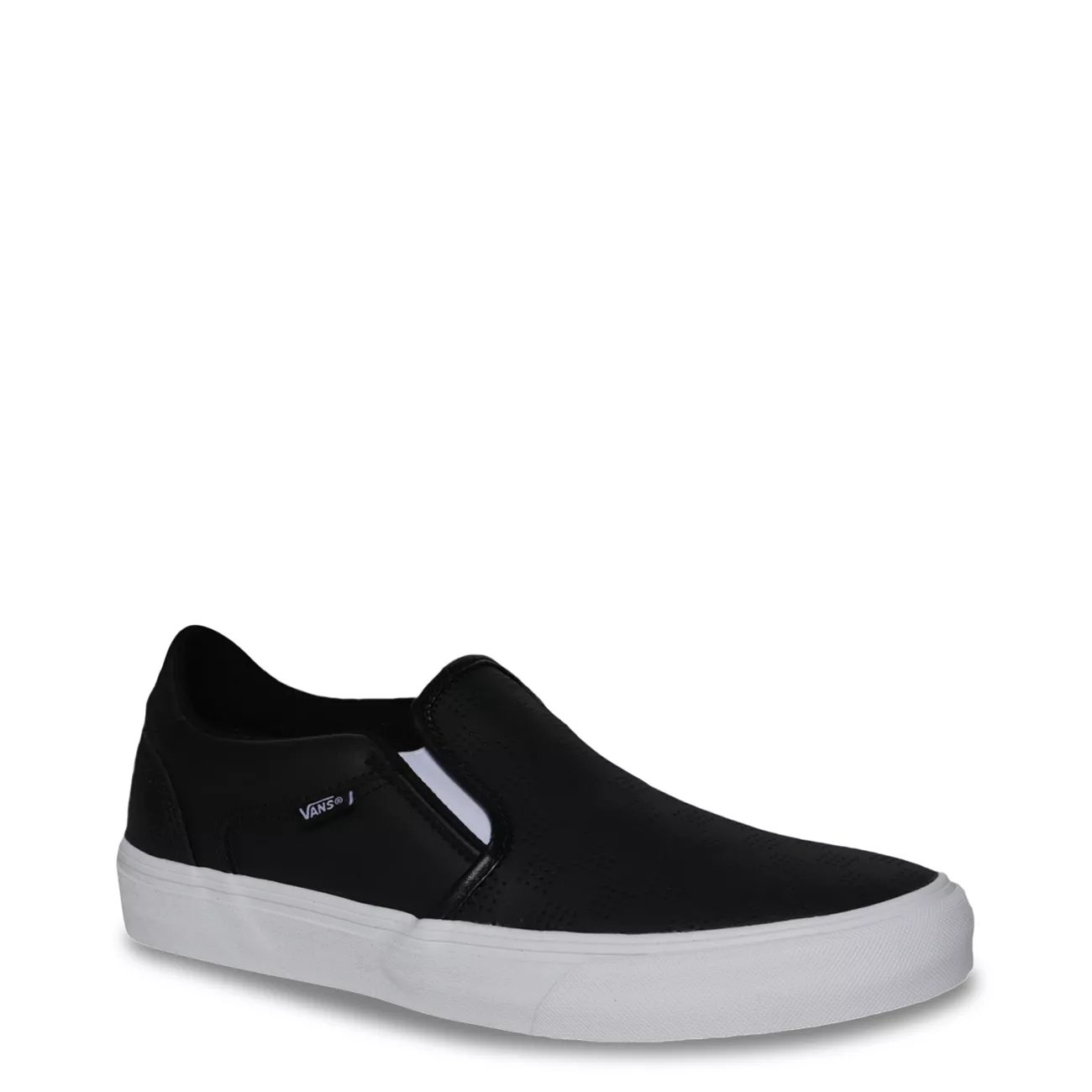 vans asher suede slip on