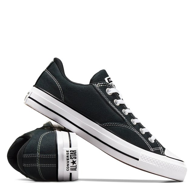 Converse Men s Malden Oxford Sneaker in Black White Size 11 Medium