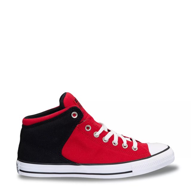 Black white and red converse cheap