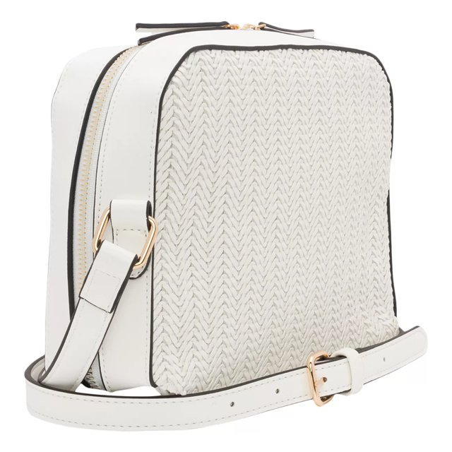 Kelly Katie Natural Woven Crossbody Bag The Shoe Company