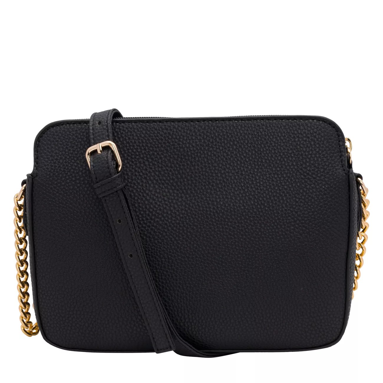 Triple Compartment Crossbody Bag