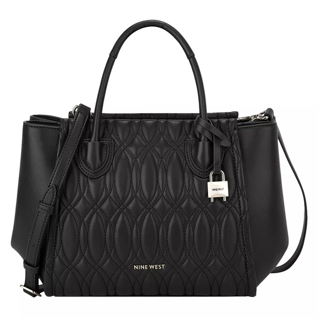 Nine West Camden Jet Set Quilted Satchel Bag The Shoe Company