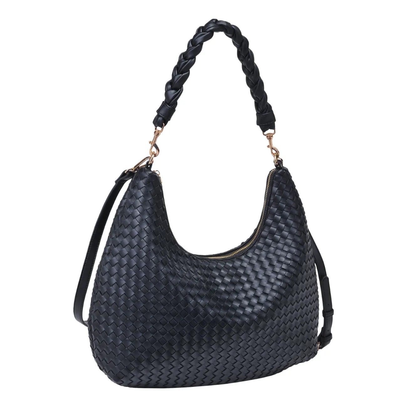 Basketweave Shoulder Bag