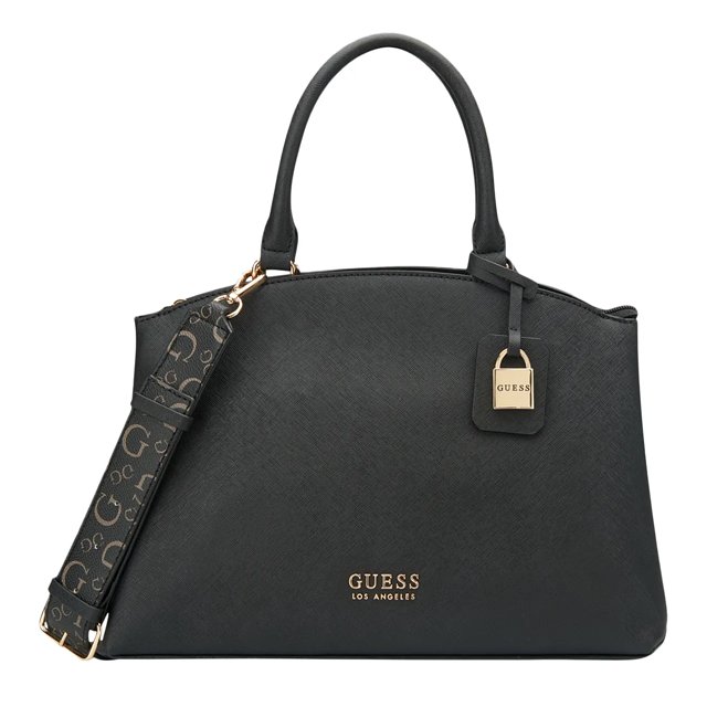 Guess Women s Easley Satchel Bag in Black Size Not Applicable