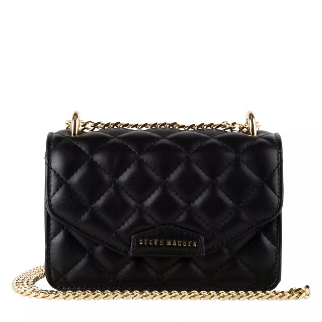 Steve Madden Bsaige Emossed Hobo Bag Black