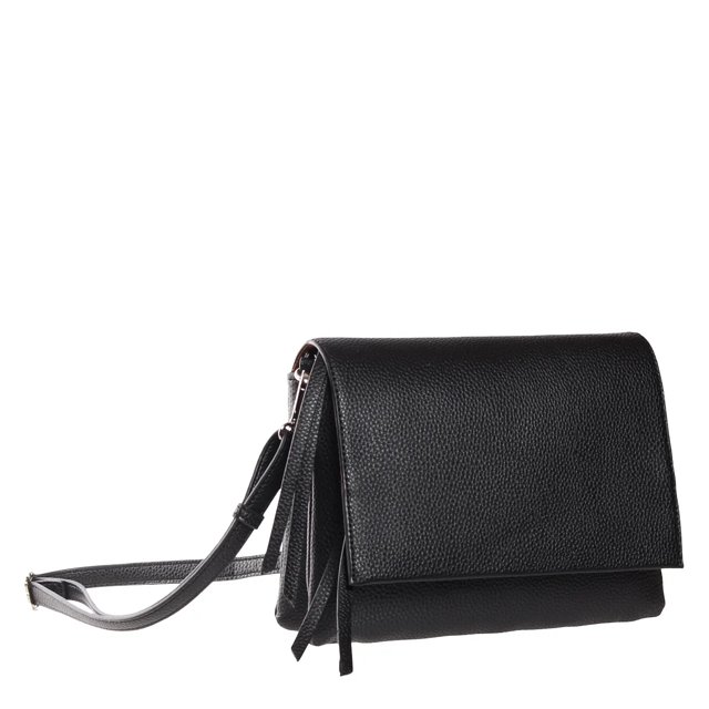 Black flap crossbody bag deals