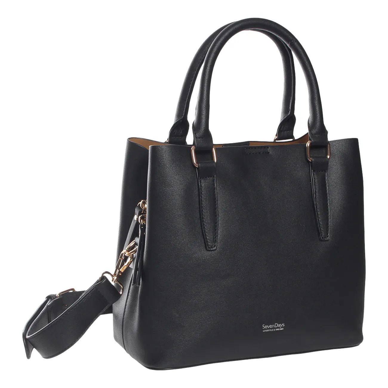 Triple Compartment Satchel