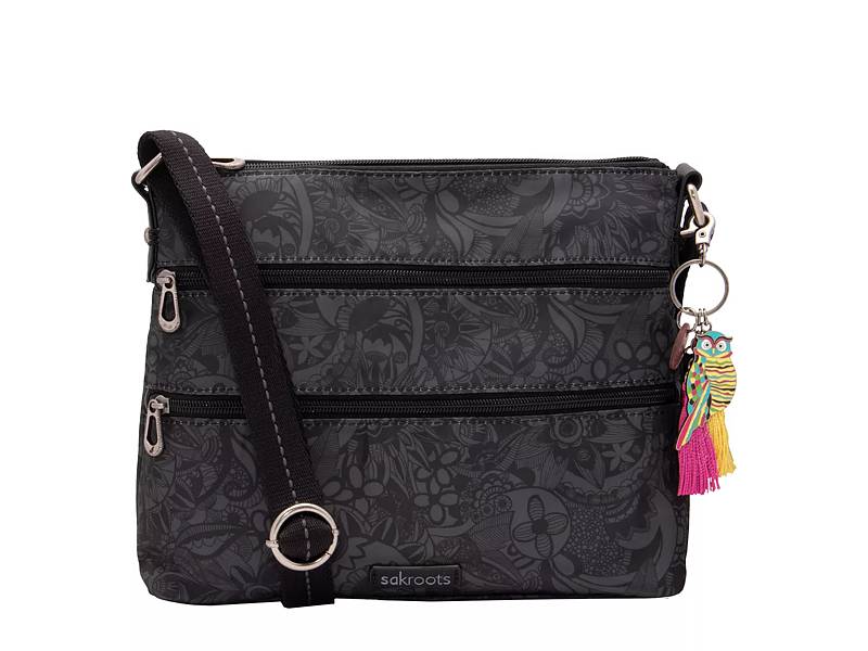 Sakroots Foldover One World Sienna Crossbody Bag