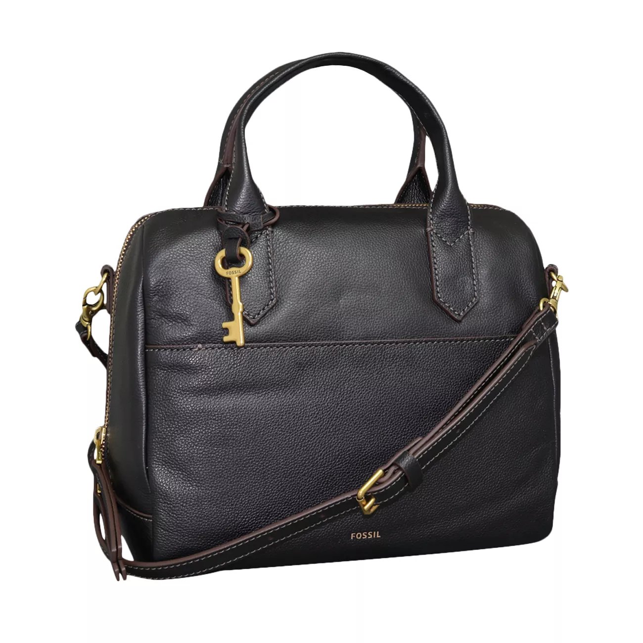 fiona leather satchel