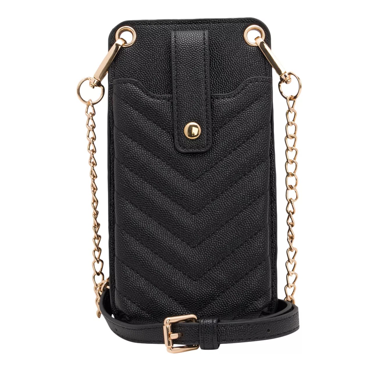 Chevron Crossbody Wallet