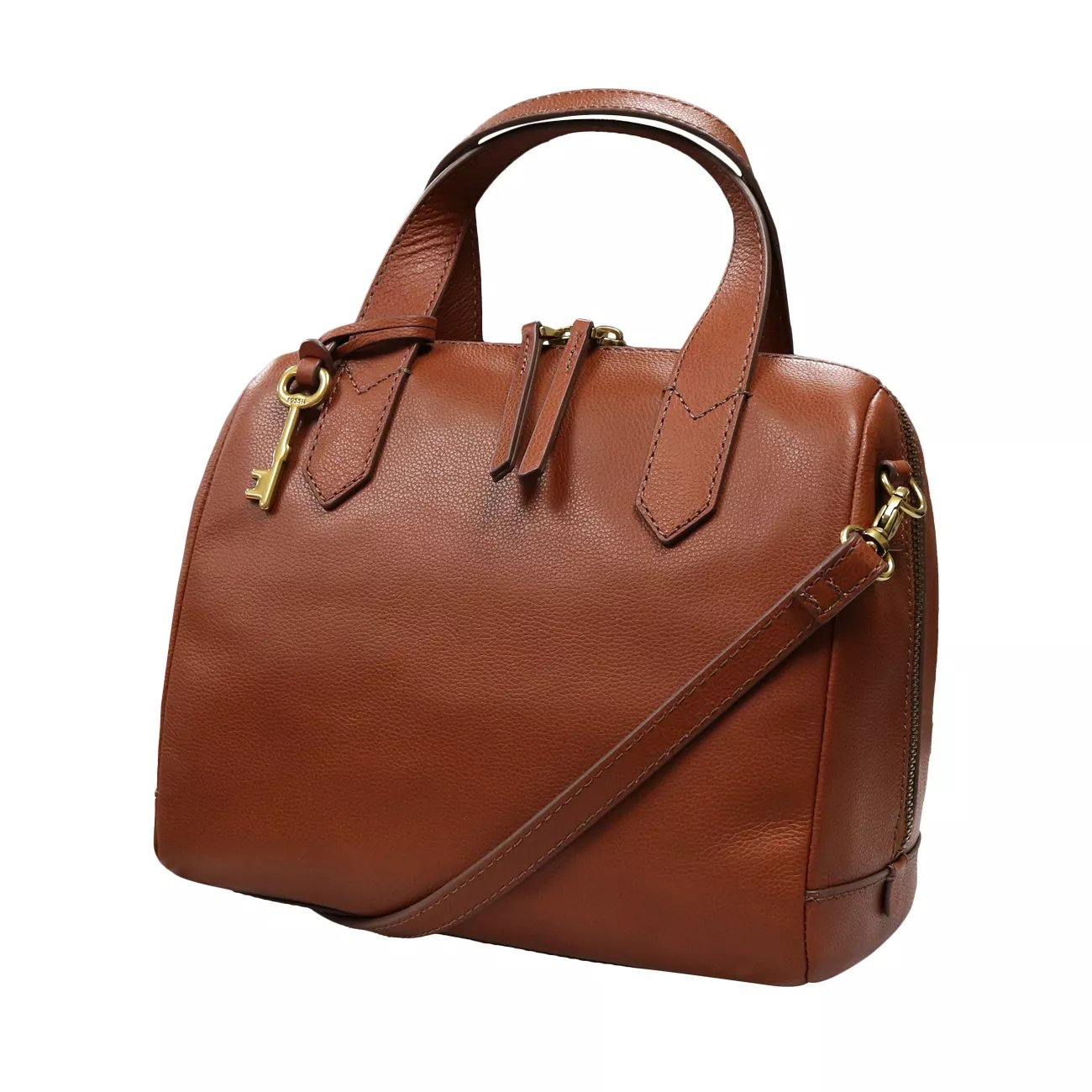 fiona leather satchel