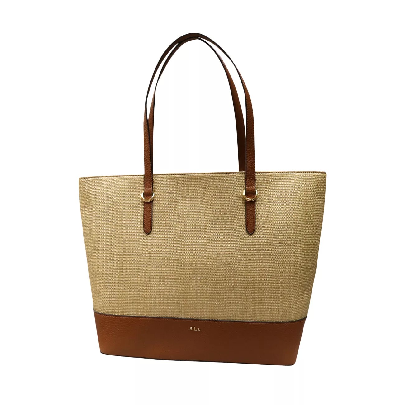 ralph lauren straw tote