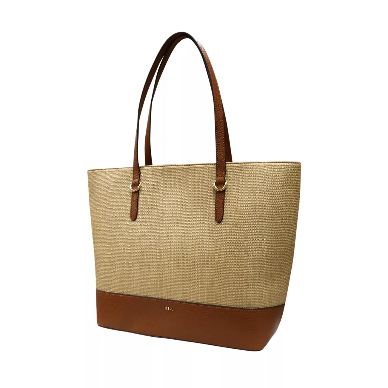 ralph lauren straw tote