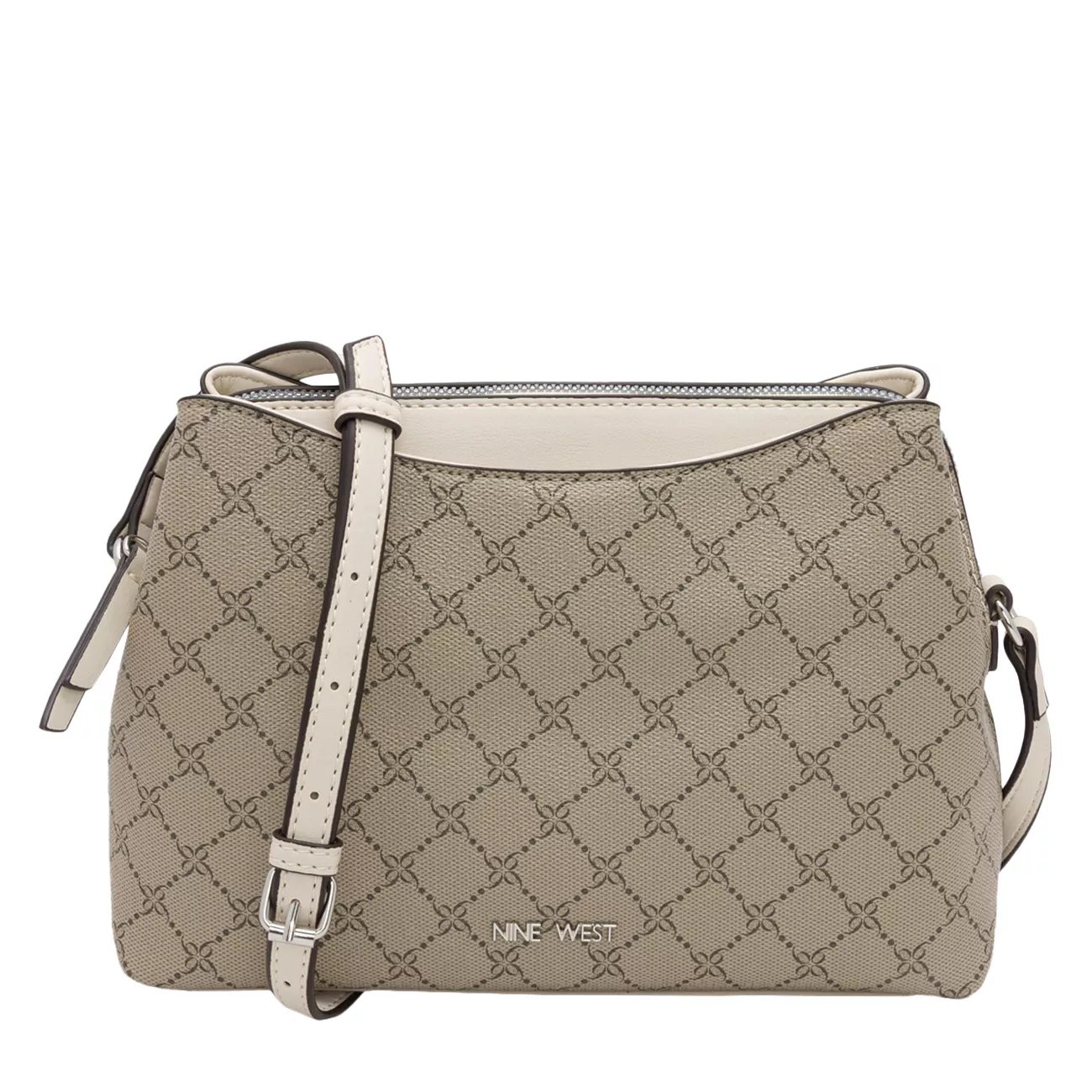 Calandra Triple Compartment Crossbody Bag