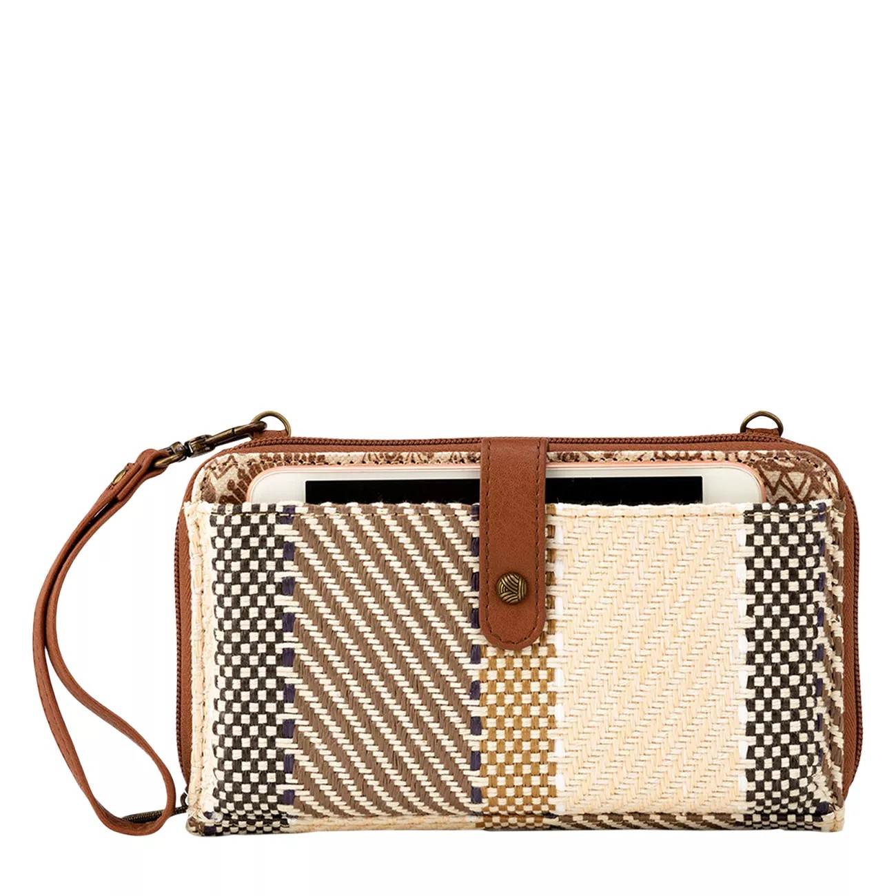 Sakroots Large Smartphone Woven Crossbody Phone Bag | The Shoe Company