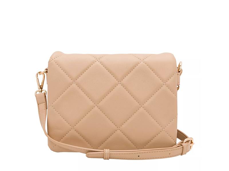 Guess Quincey Quilted Mini Double-Zip Crossbody Bag