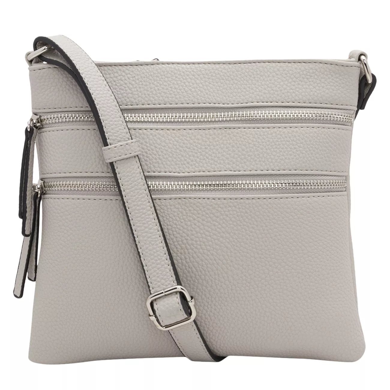 Front Zip Crossbody Bag