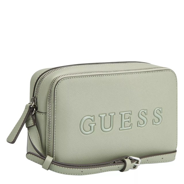 Guess Artemis Mini Double Zip Crossbody Bag The Shoe Company