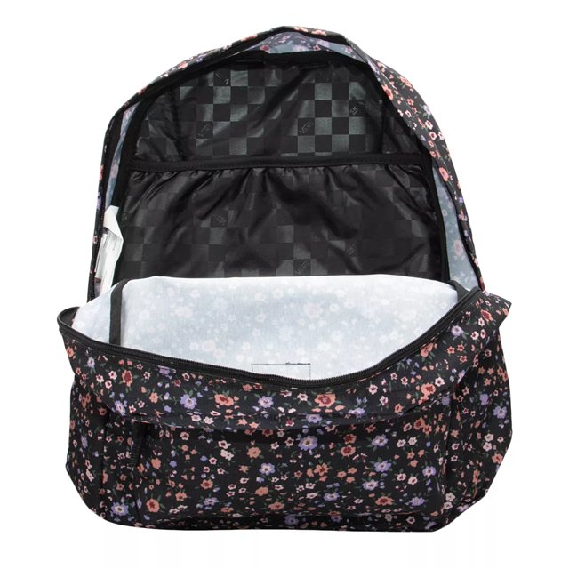vans old skool bloom wavy check h20 backpack