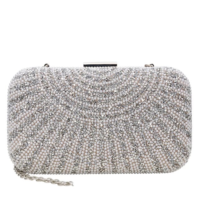Beaded clutch bag on sale