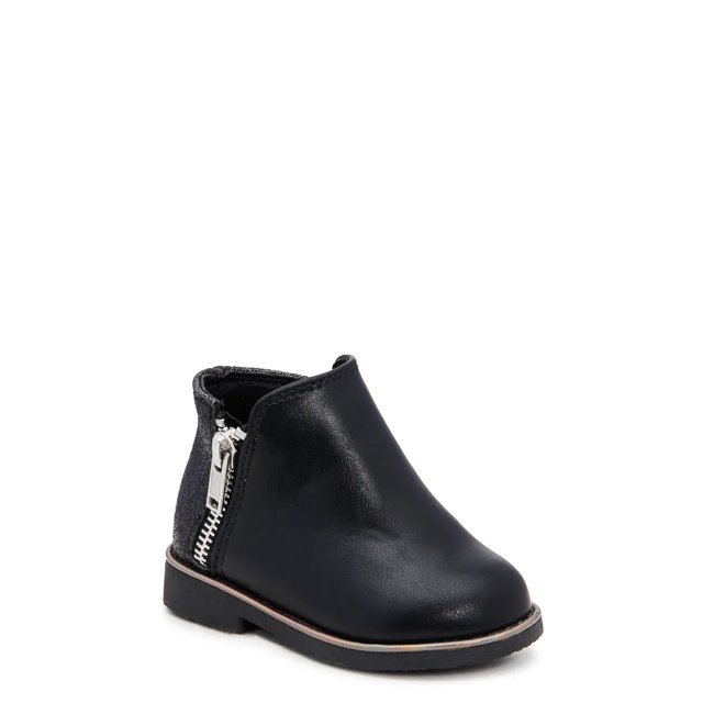 Kelly Katie Toddler Girls Sparkle Heel Bootie in Black Size 9 Medium