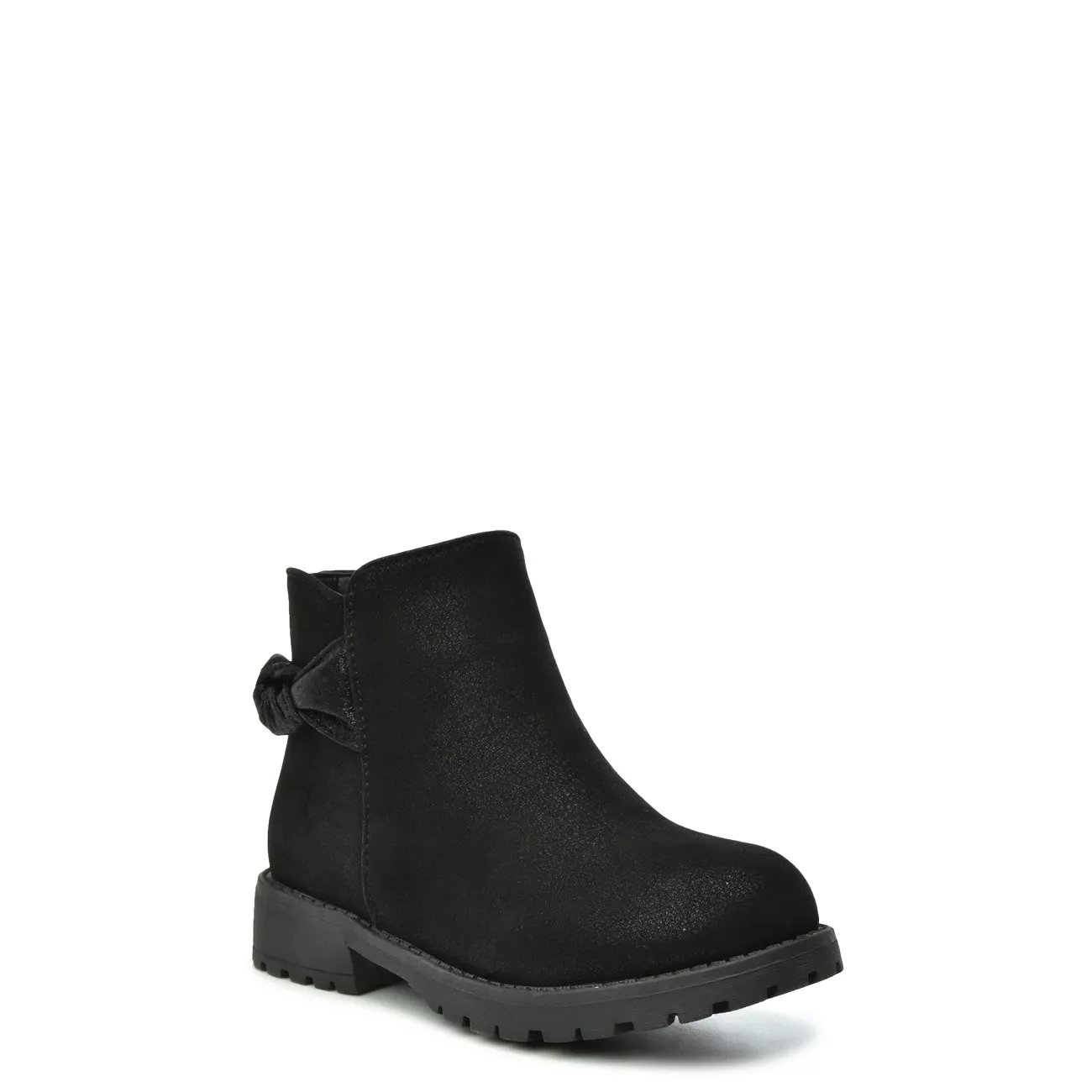 Girls black heeled boots hotsell