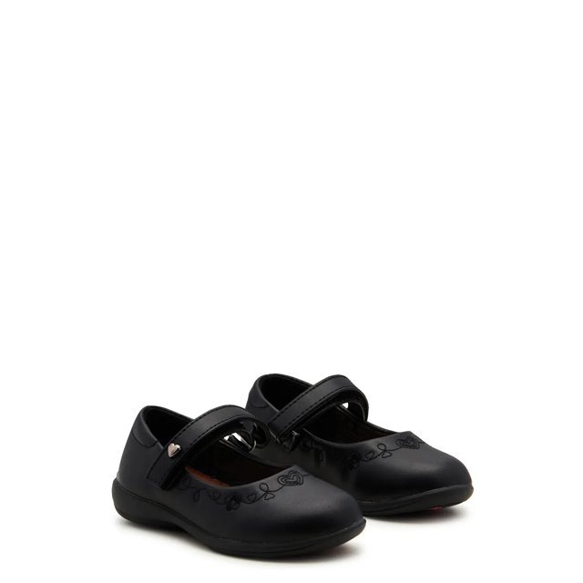 Kelly Katie Toddler Girls Emma Mary Jane Ballet Flat in Black Size 10 Medium