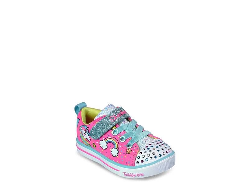 Skechers Girls' Twinkle Sparks Ice Flutter Glitz High-Top Sneaker