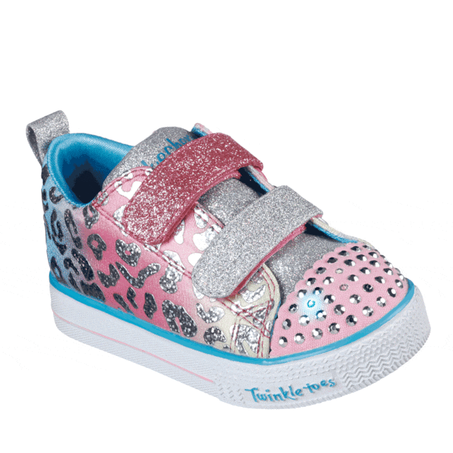 Skechers Toddler Girl's Shuffle Lite Leopard Cutie Sneaker | The Shoe ...