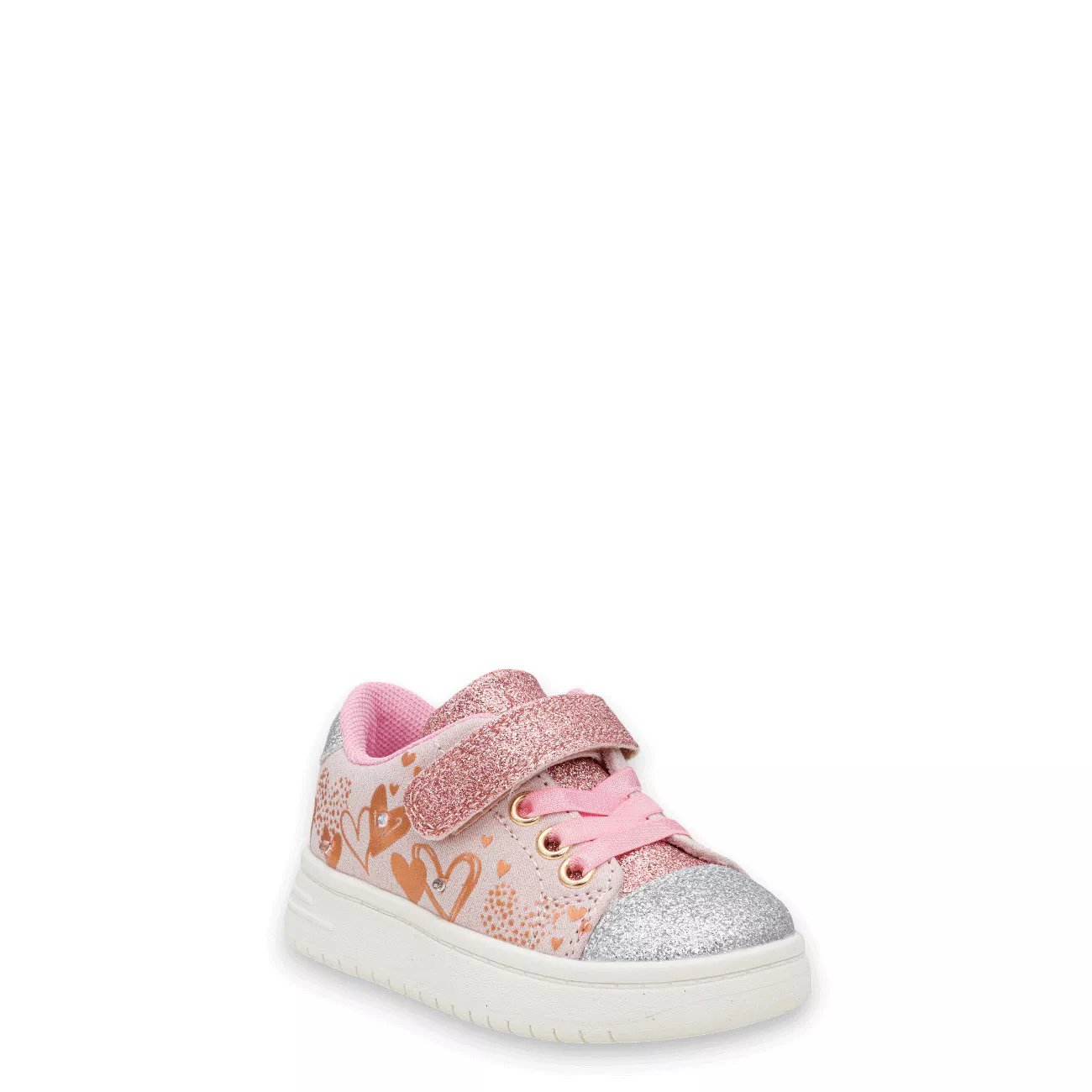 Toddler Girls' Hearts Sparkle Light-Up Sneaker