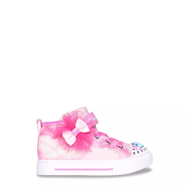 Skechers Girl s Twinkle Toes Twinkle Sparks Ombre Dazzle Sneaker in Pink Size 6.0 Medium Width