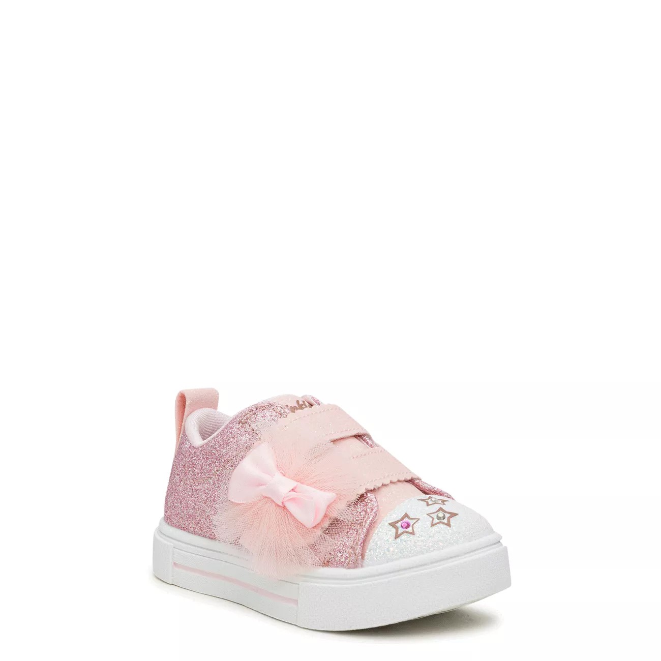 Toddler Girls' Twinkle Toes Sparks Glitter Gems Light-Up Sneaker