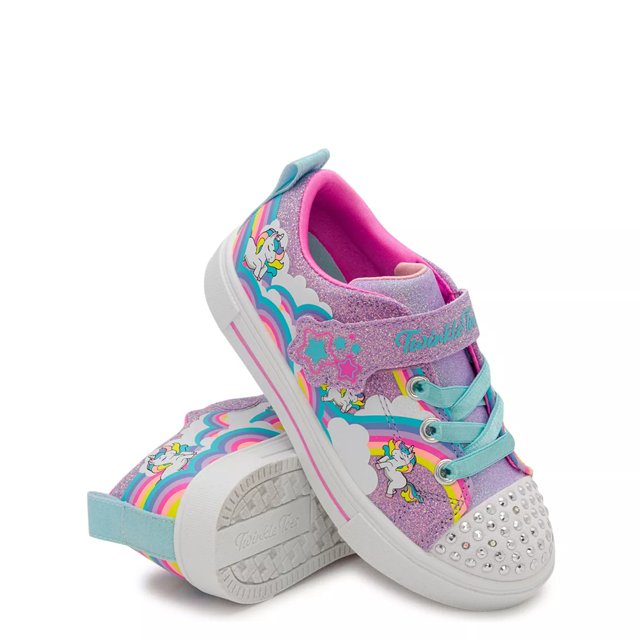 Skechers Toddler Girls Twinkle Sparks Jumpin Clouds Sneaker