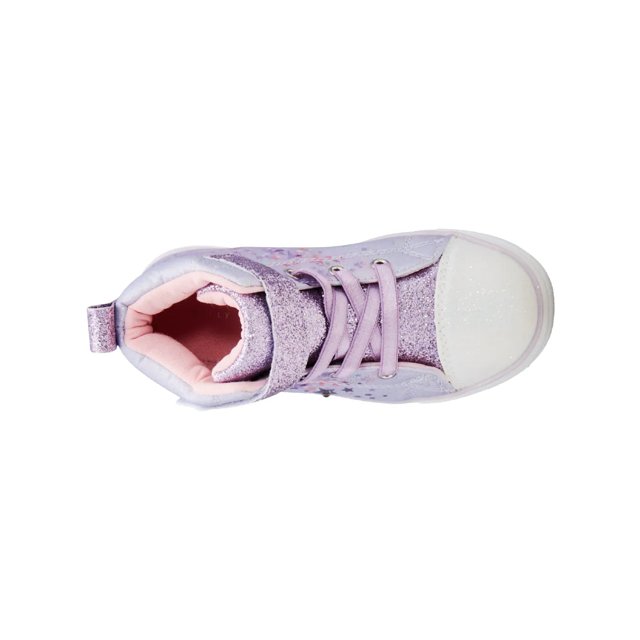 Purple glitter high tops on sale