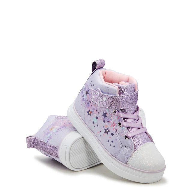 Kelly Katie Toddler Girls Light Up Star High Top Sneaker The Shoe Company