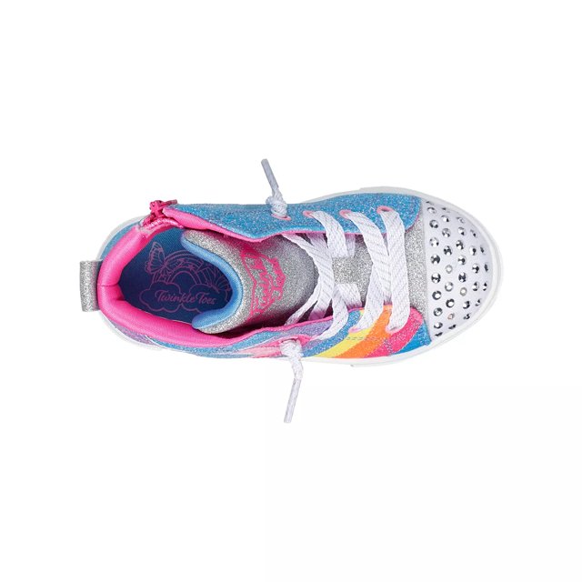 Skechers Toddler Girls Twinkle Toes Twinkle Sparks Heart Pop Sneaker Size 5 Medium