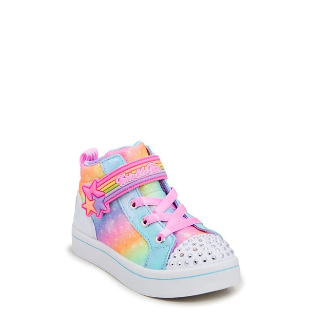 Girls high top sketchers outlet