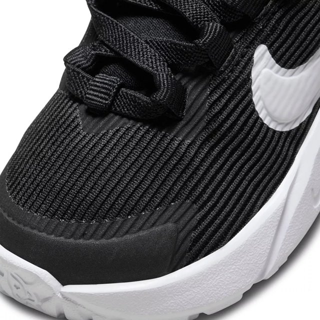 Toddler Nike Star Runner 4 Black White DX7616 001