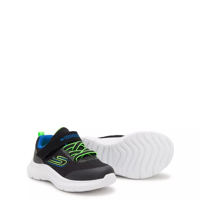 Skechers Toddler s Skech Fast Td Black Textile Size 5