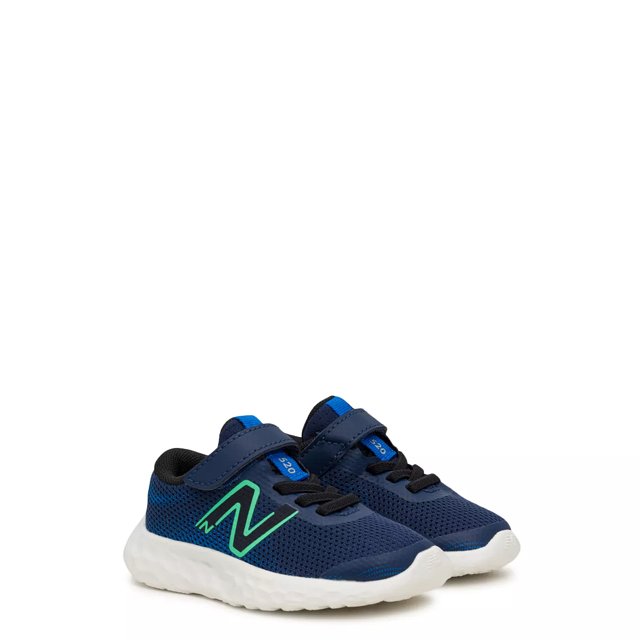 New Balance 520v8 Bungee Lace Running Shoes Blue US 5 Boy