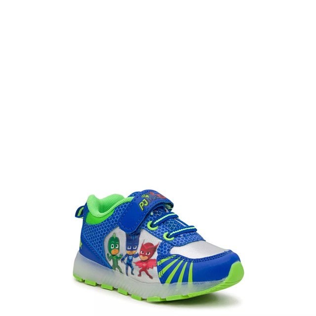Black & White Toddler Boys' PJ Masks LightUp Running Shoe The Shoe