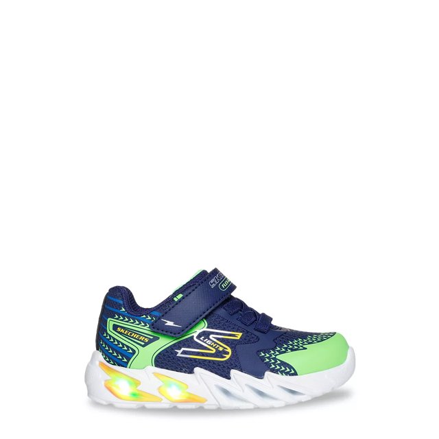 Skechers Toddler Boys S Lights Flex Glow Bolt Sneaker The Shoe Company