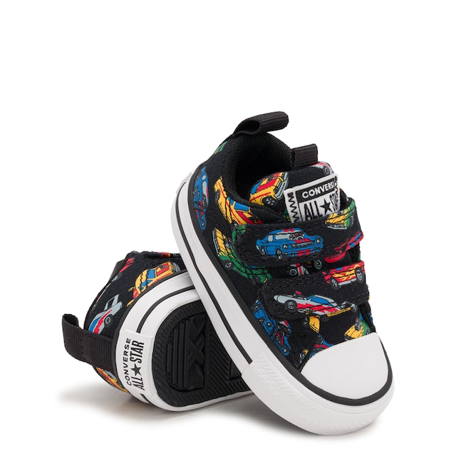 Converse Toddler Boys' Chuck Taylor All Star Rave Easy-On Cars Sneaker
