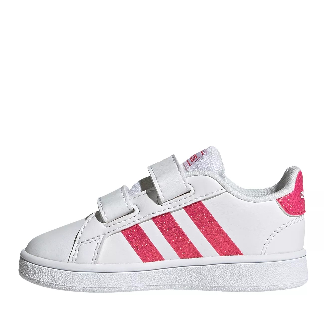 adidas grand court trainers infant girls