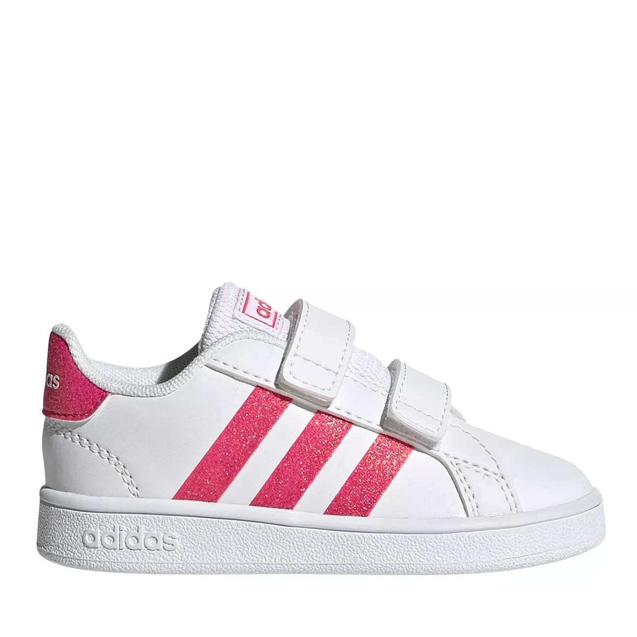 adidas grand court trainers infant girls