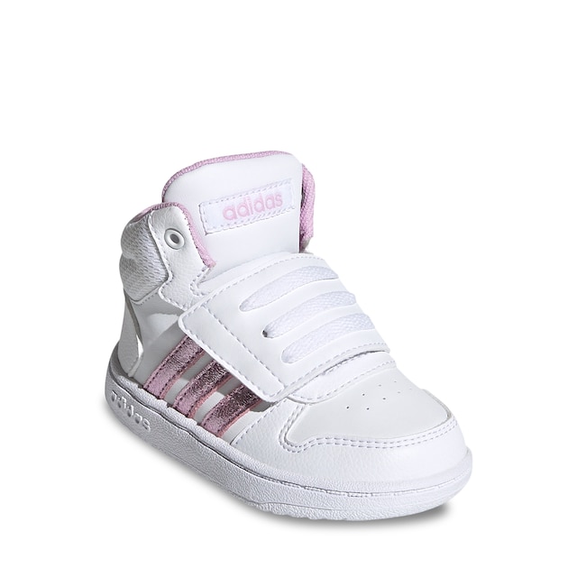 Adidas Toddler Girls' Hoops 2.0 Mid-Top Sneaker | Shoe