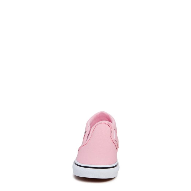 Girls pink slip on vans new arrivals